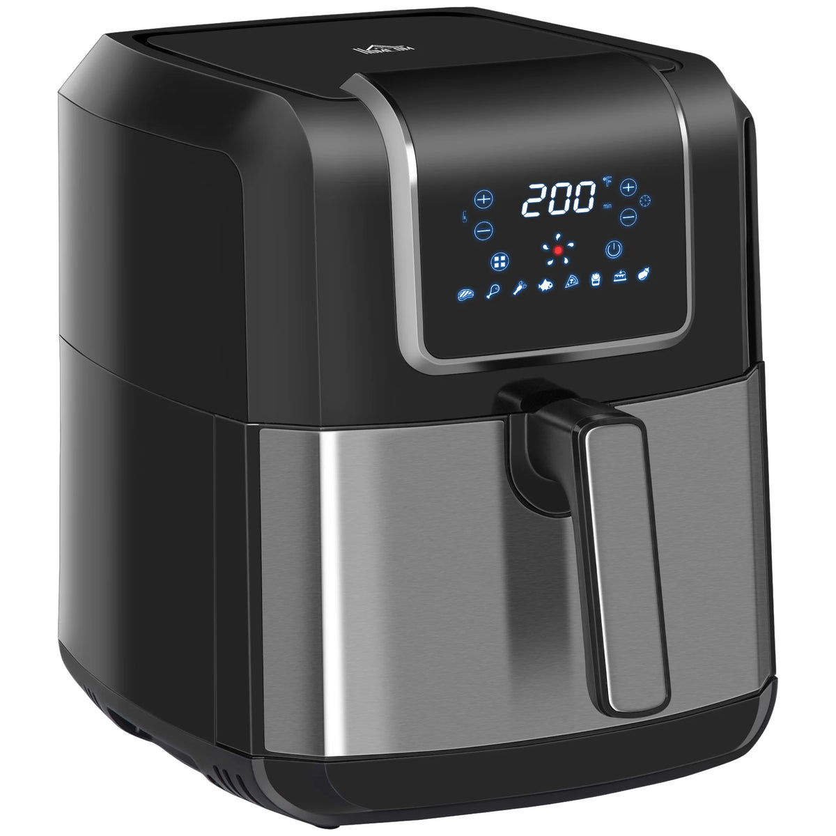 Black 6.9 Quart Air Fryer with Nonstick Basket O841745