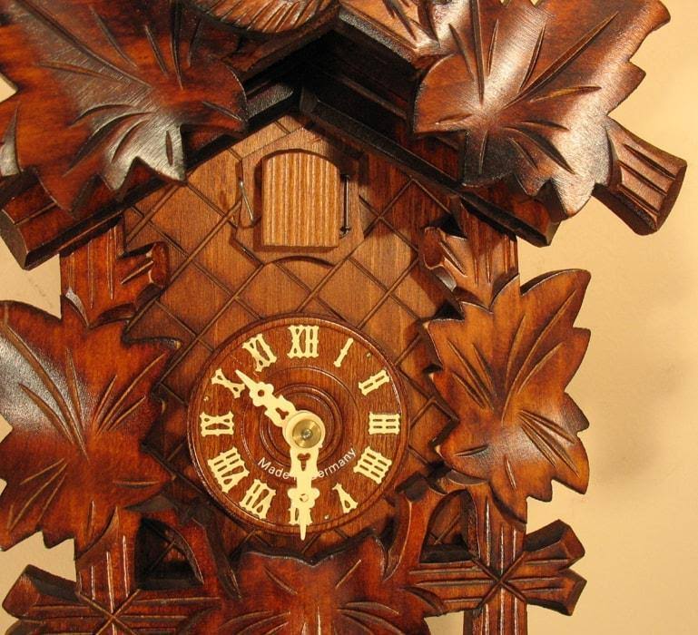 German Hand Carved Cuckoo Clock with One-Day Movement I755533