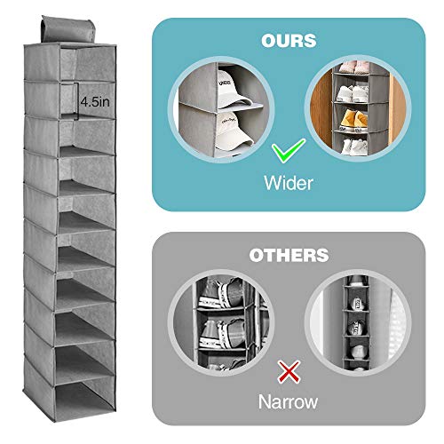 10-Shelf Hanging Shoe Organizer S67885
