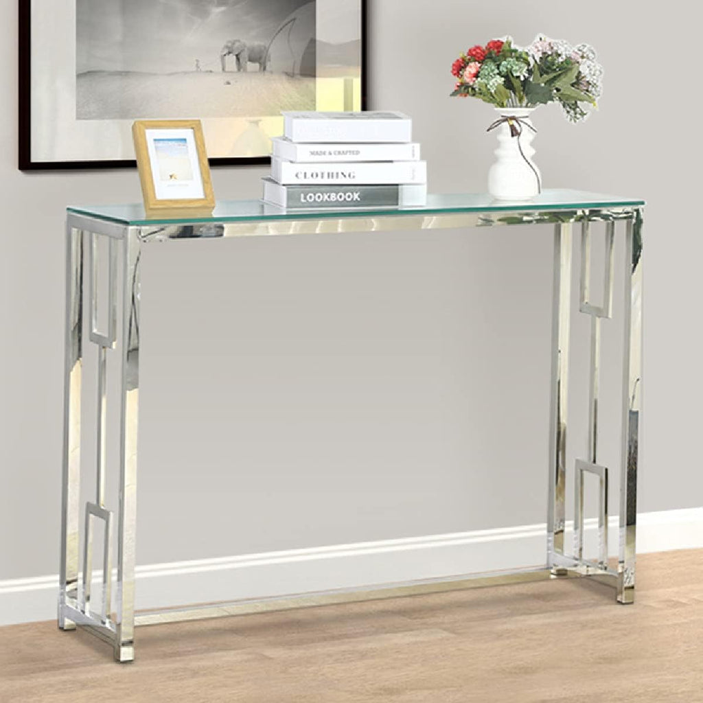 Modern Narrow Glass Console Table G548857