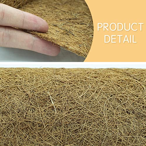 12x80 inch Natural Coconut Fiber Liner Roll D722