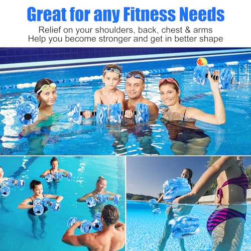 2PCS Foam Aquatic Exercise Dumbbells L4587