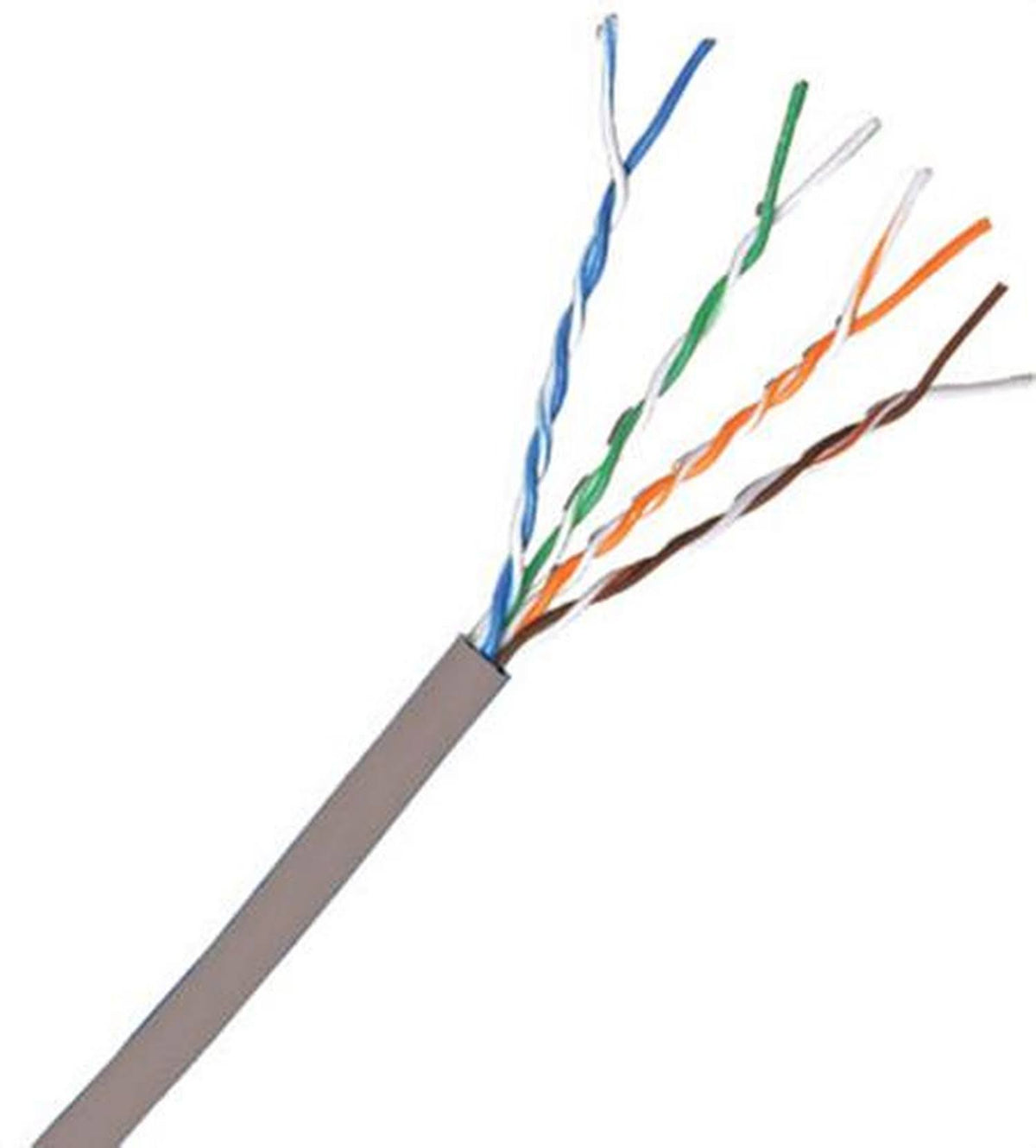 Cat 5e Shielded Stranded Grey Bulk Cable 1000ft X74003