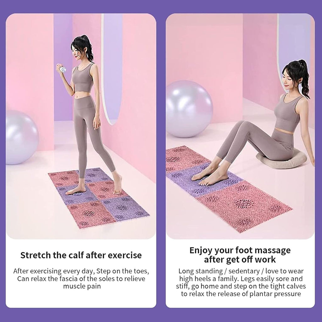 Pink Green 2 PCS Acupressure Mat O149