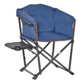 Oversize Padded Folding Director Chair with Side Table Z89280