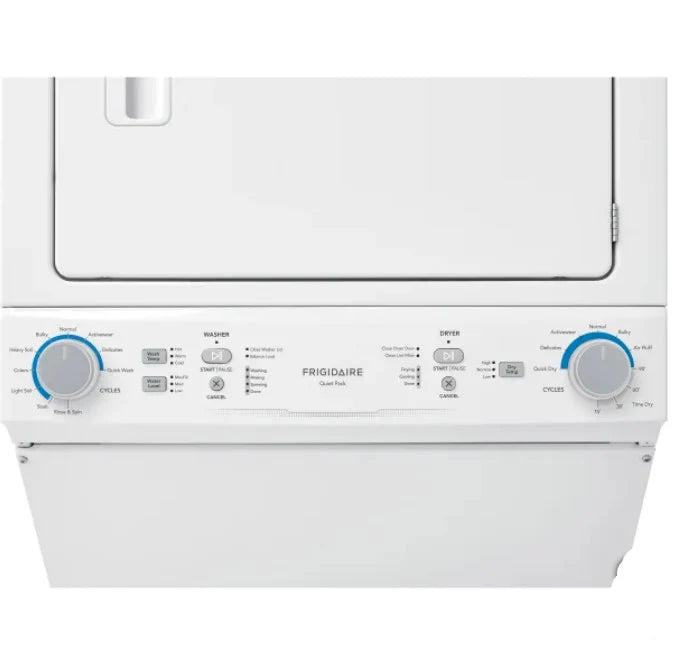 White Electric 4.5 Cu. Ft. Washer and 5.5 Cu. Ft. Dryer Laundry Centre U45126