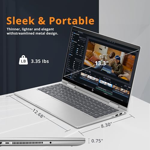14" Full HD Touch-Screen Laptop, 8GB RAM, 512GB SSD, Intel Core i5, Intel Iris Xe Graphics, Fingerprint, Backlit KB, Win11, Natural Silver N181