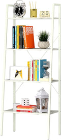 5-Tier White Bookshelf Storage Organizer I627