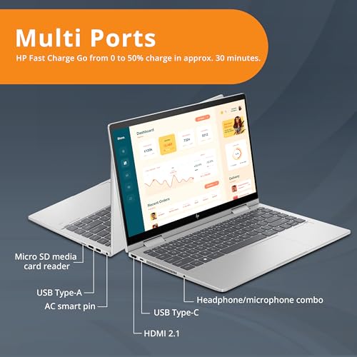 14" Full HD Touch-Screen Laptop, 8GB RAM, 512GB SSD, Intel Core i5, Intel Iris Xe Graphics, Fingerprint, Backlit KB, Win11, Natural Silver N181