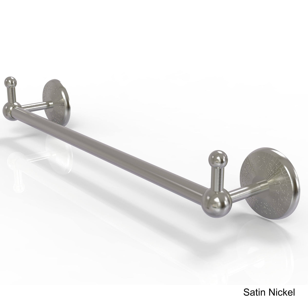 30 inch Polished Brass Towel Bar with Integrated Hooks U29358