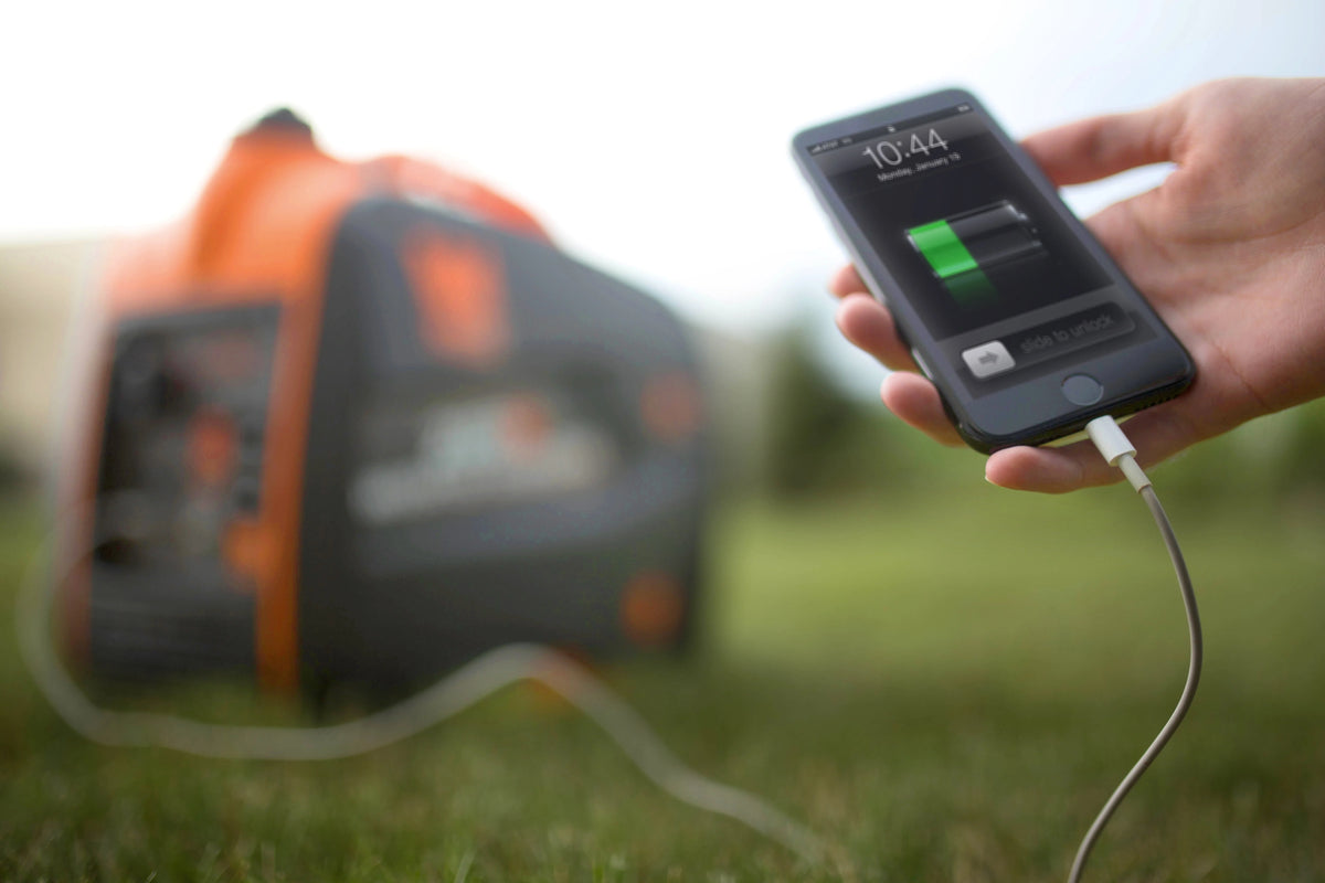 2250-Watt Portable Inverter Generator with Fuel Shut-off J428198