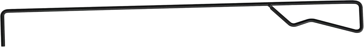 Black Steel Chiminea Fireplace with Poker U614200