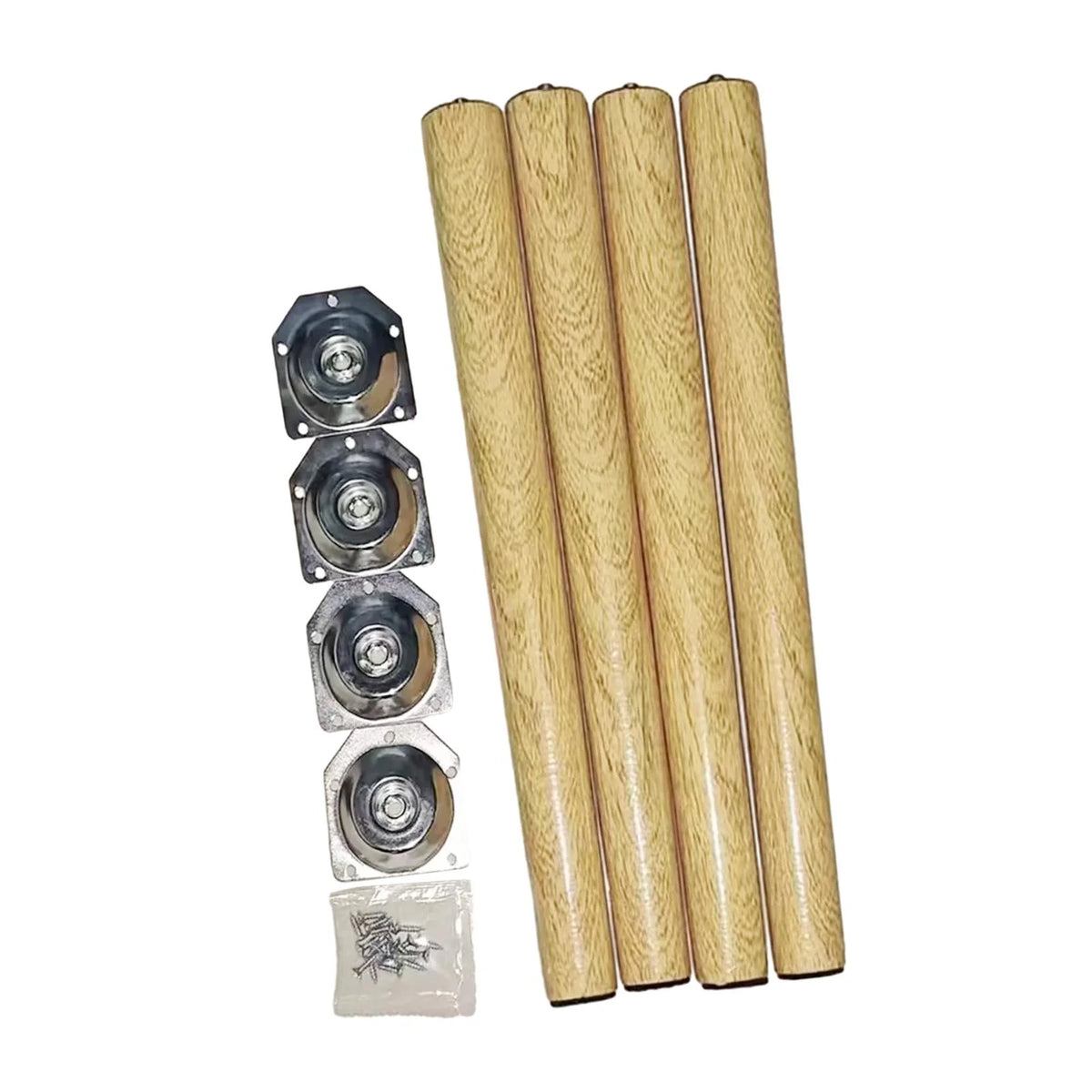 4Pcs Wooden Furniture Legs 50cm C723
