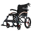 18" Seat 26lbs Magnesium Alloy Self-Propelled Transport Wheelchair P828