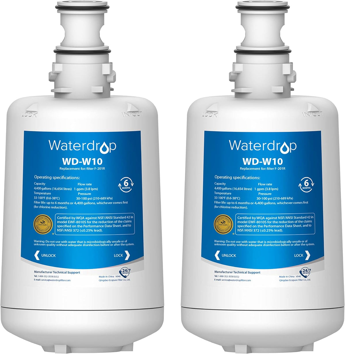 Water Filter Cartridge, pack of 2 B569