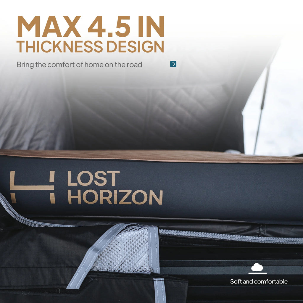 4.5" Thick Self Inflating Sleeping Pad with Solid Foam I863114