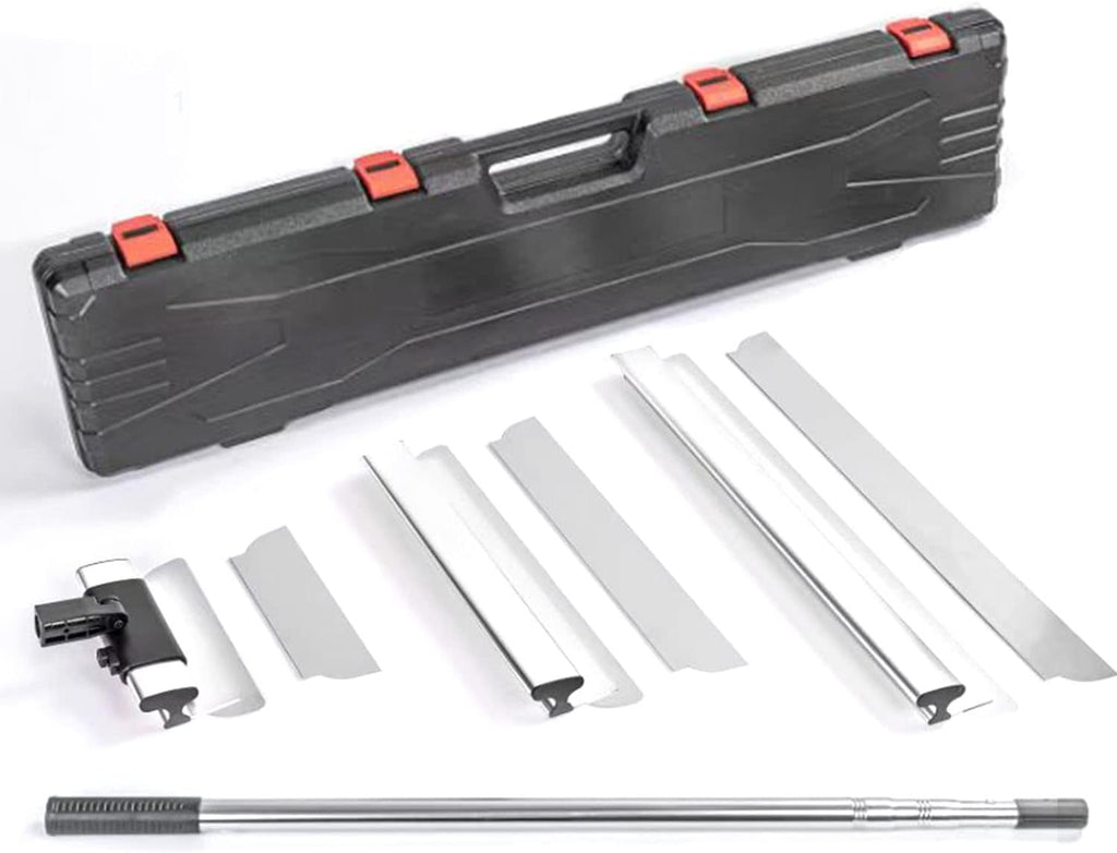 Skimming Blade Set with Extension Handle 12, 22 & 32 Blades 301 Stainless Steel Y618