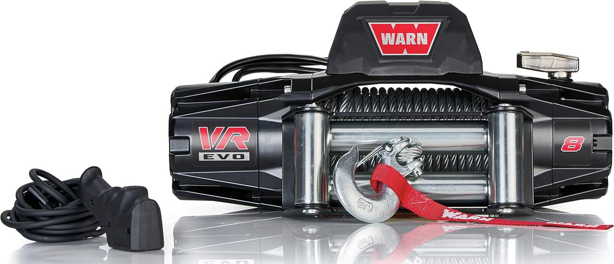 12V DC Electric Winch with Steel Cable Wire Rope, 5 Ton Pulling Capacity J946577