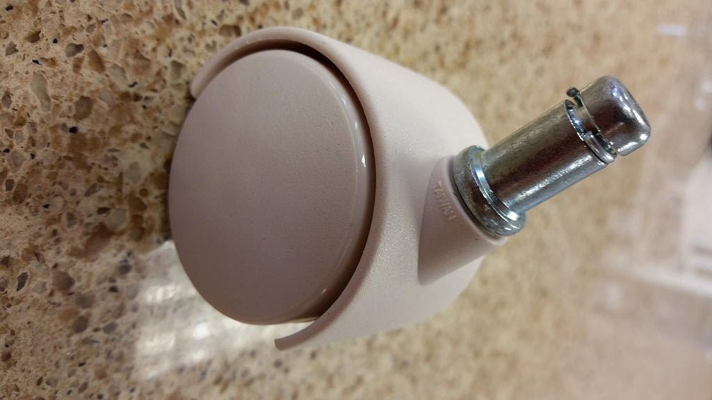 Casters in Almond / Sand (Set of 8) X204116