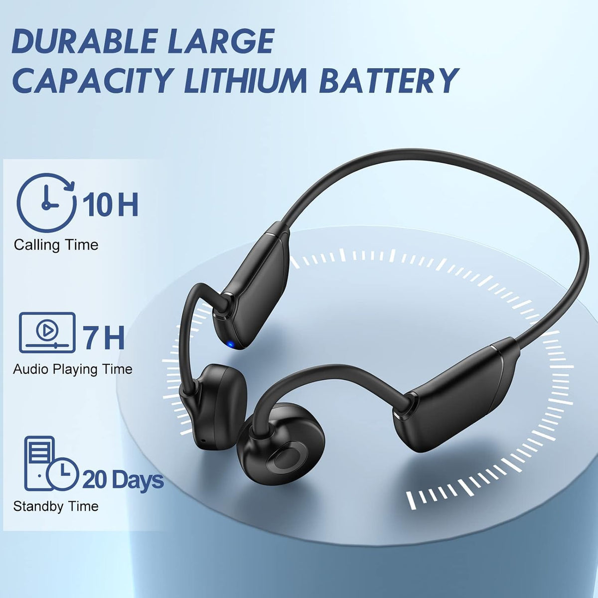 Wireless Open Ear Bone Conduction Headphones with MIC G492