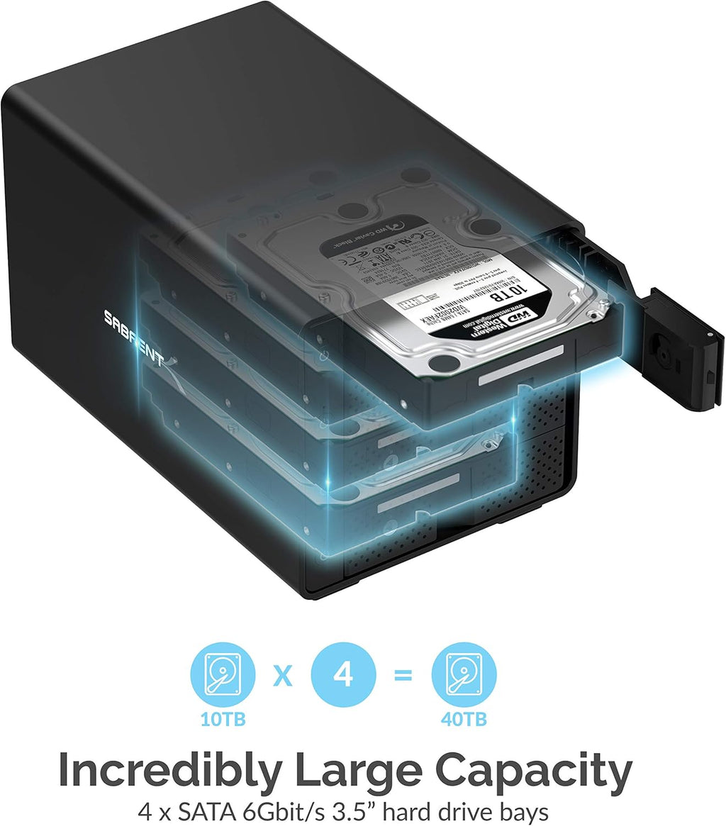 USB 3.0 to SATA Dual Bay External Hard Drive Docking Station for 2.5 or 3.5in HDD, SSD with Hard Drive Duplicator P27253