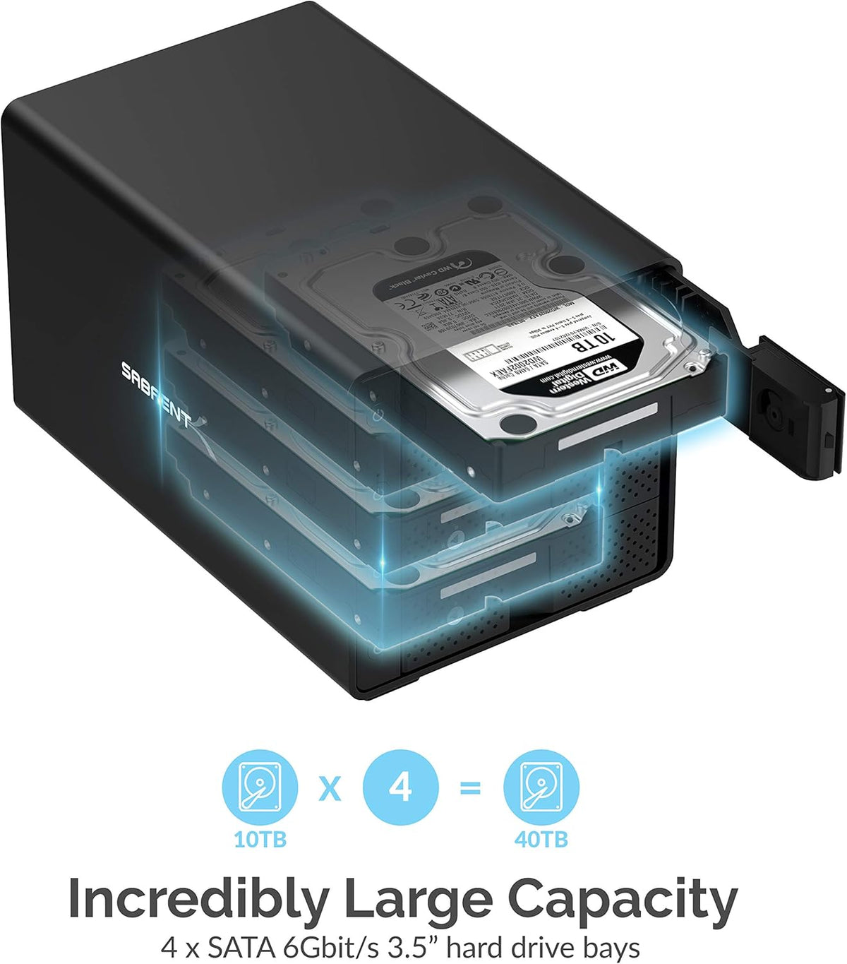 USB 3.0 to SATA Dual Bay External Hard Drive Docking Station for 2.5 or 3.5in HDD, SSD with Hard Drive Duplicator P27253