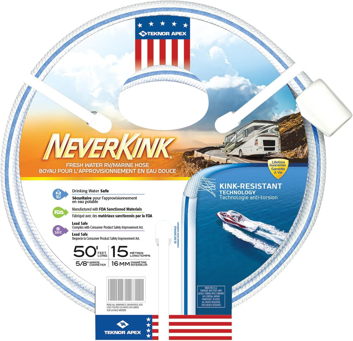5/8" x 50' RV/Marine Hose M353620