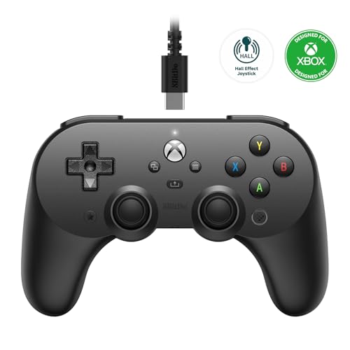 Black Wired Controller with Hall Effect Joysticks Q34573