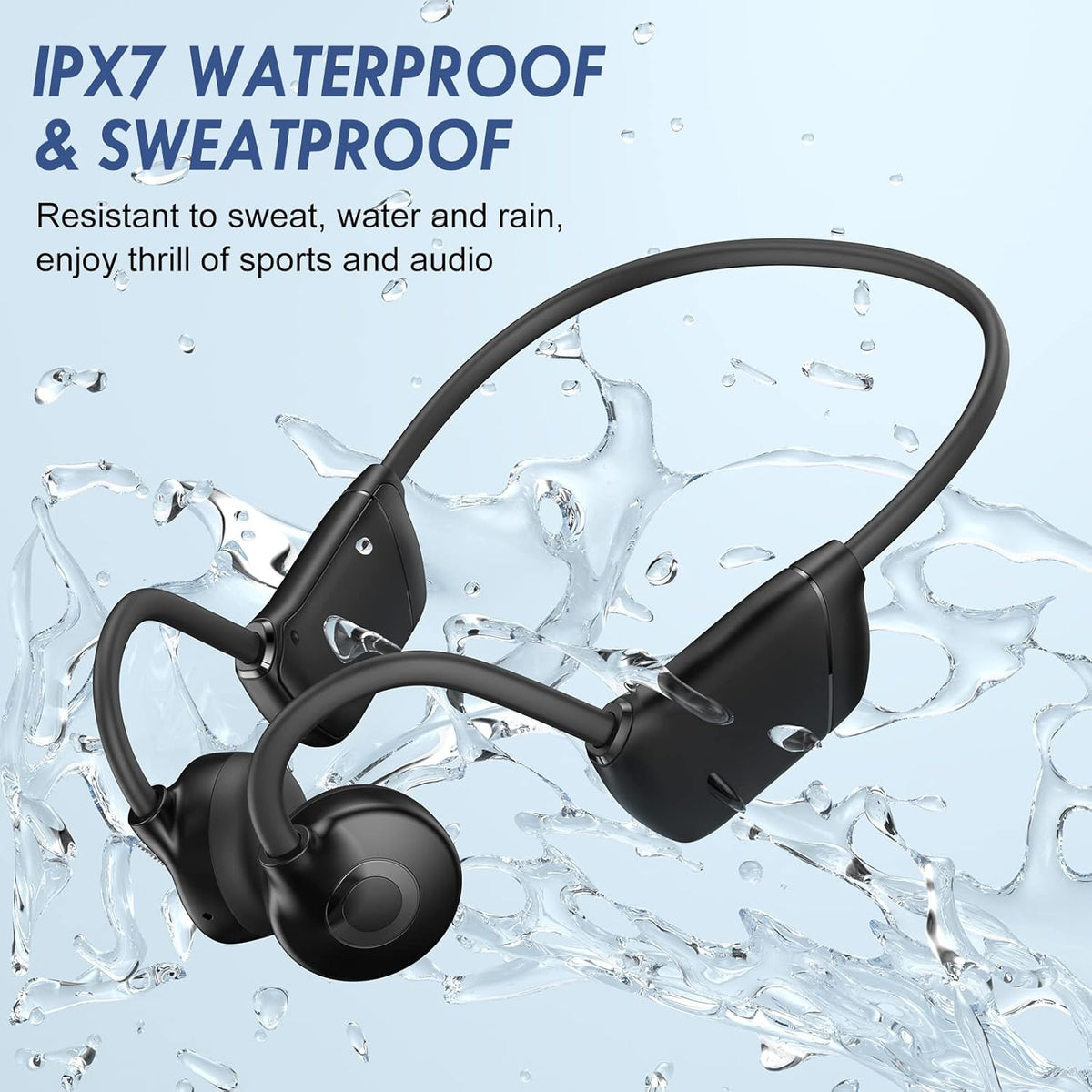 Wireless Open Ear Bone Conduction Headphones with MIC G492