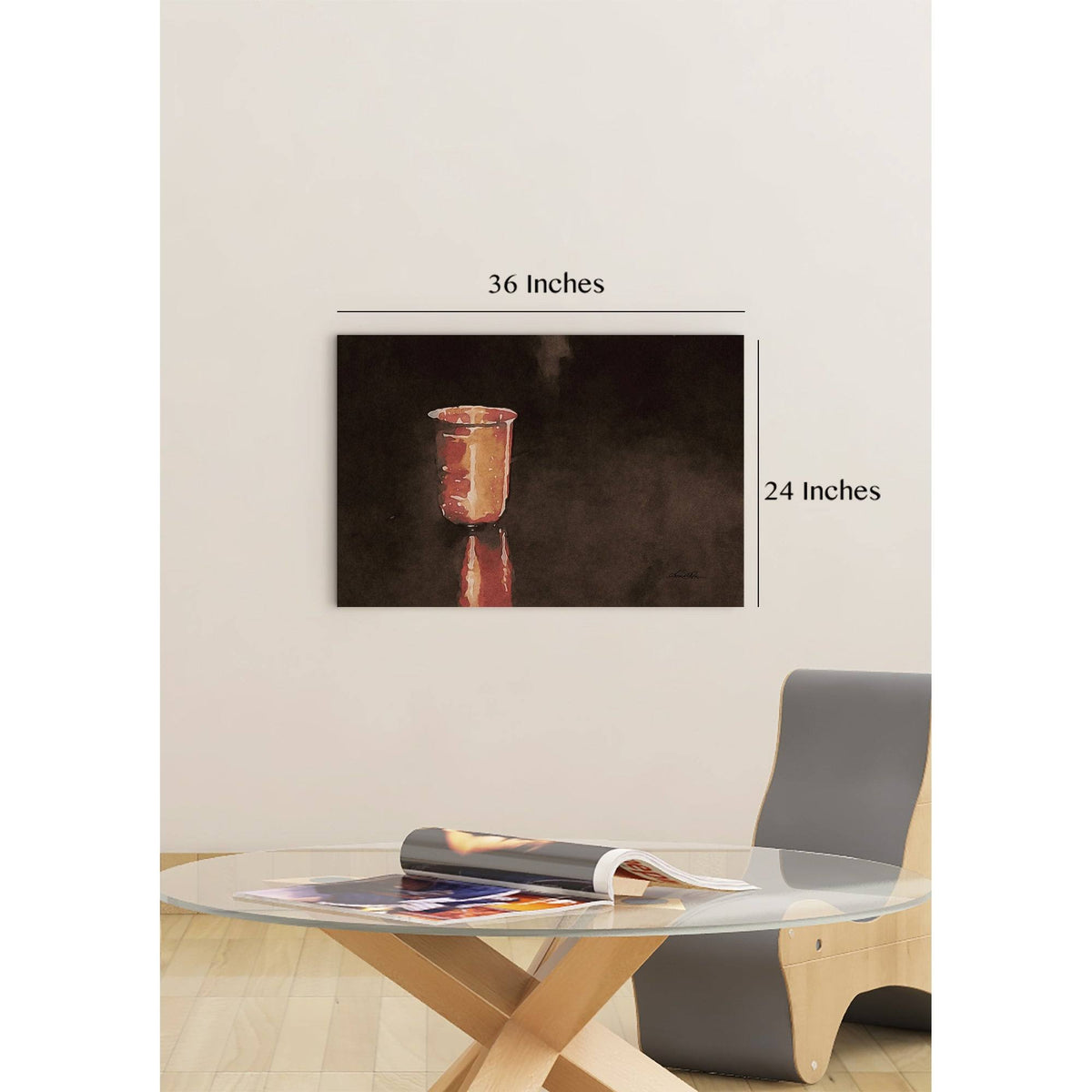 Rusted Matte Canvas F230337
