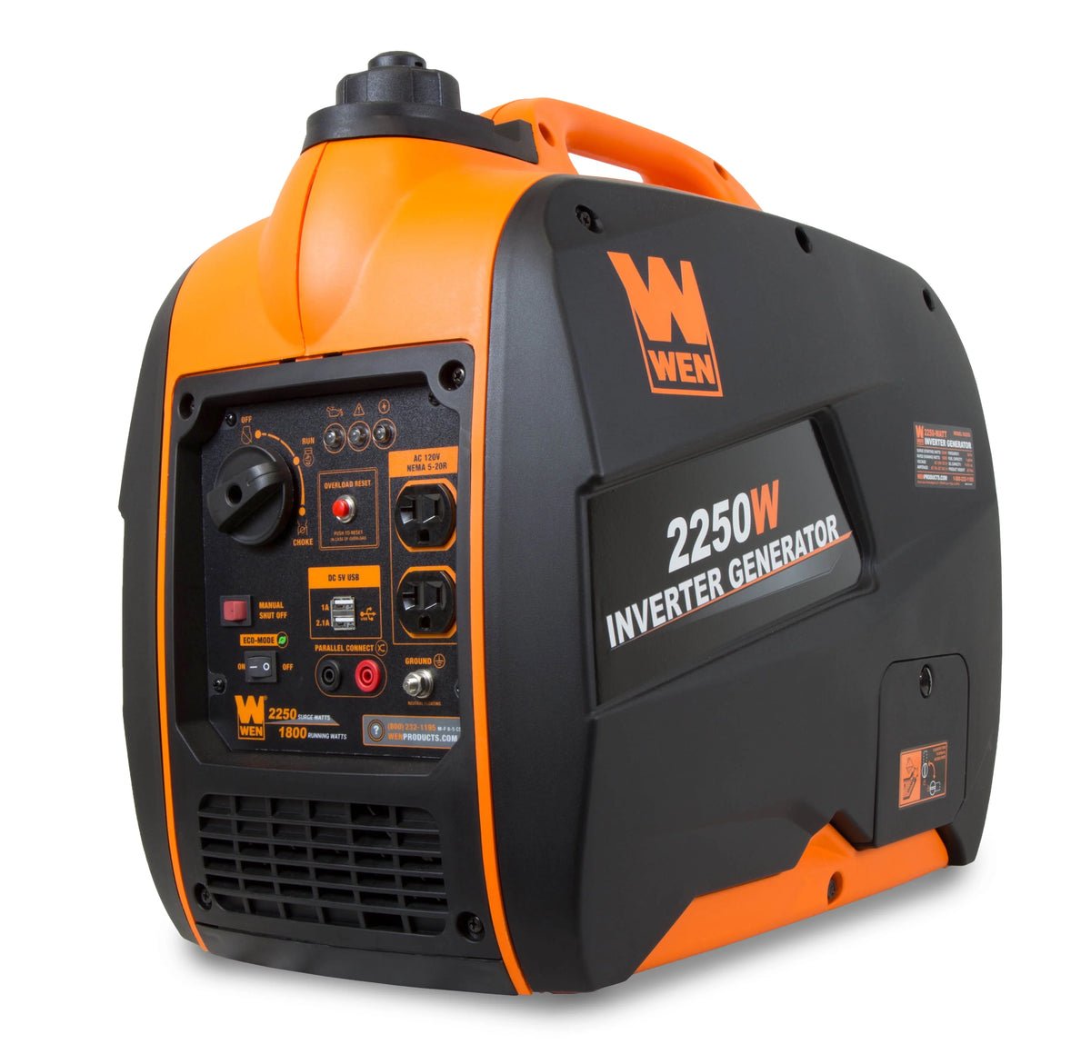 2250-Watt Portable Inverter Generator with Fuel Shut-off J428198
