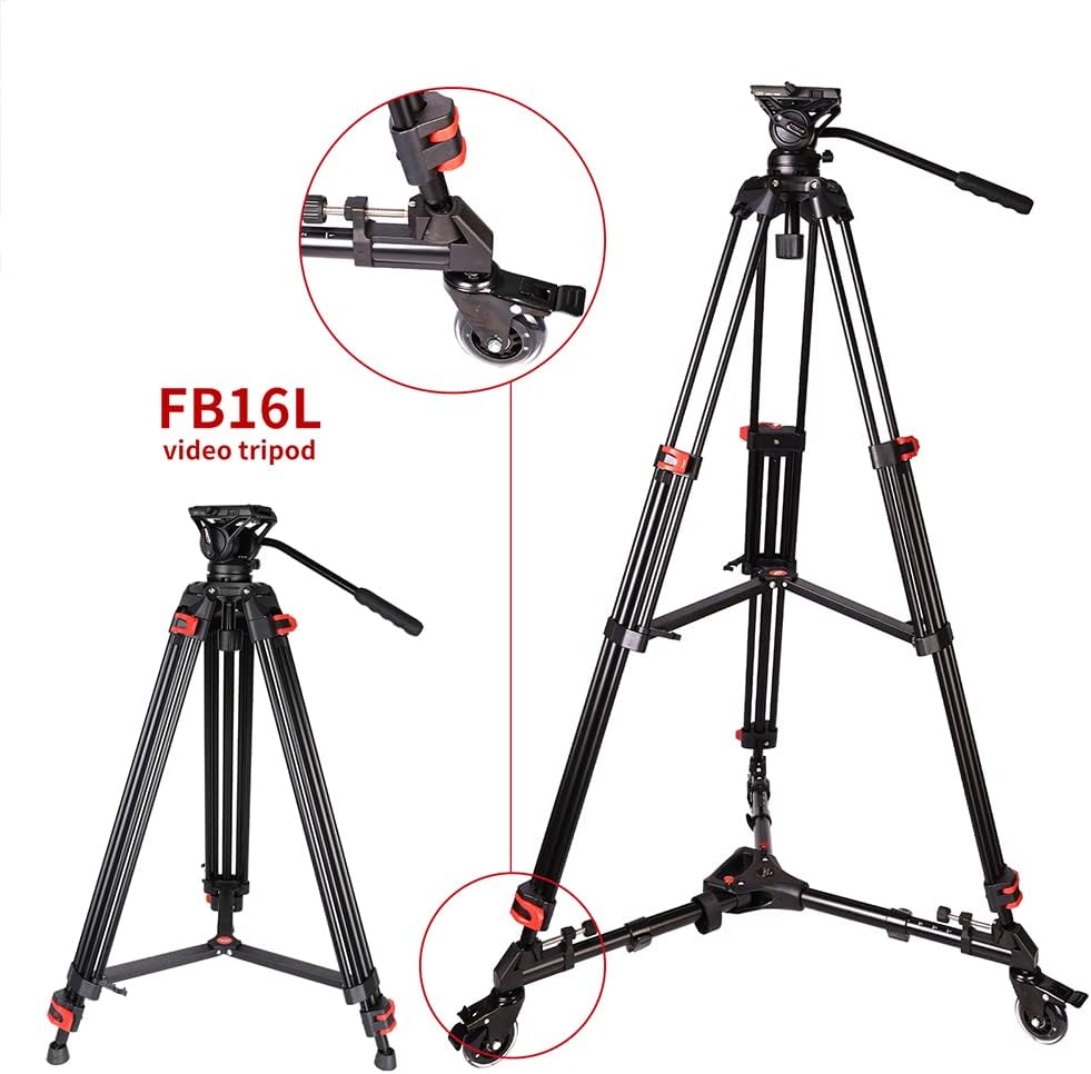 Heavy Duty Tripod Dolly with Wheels J8687