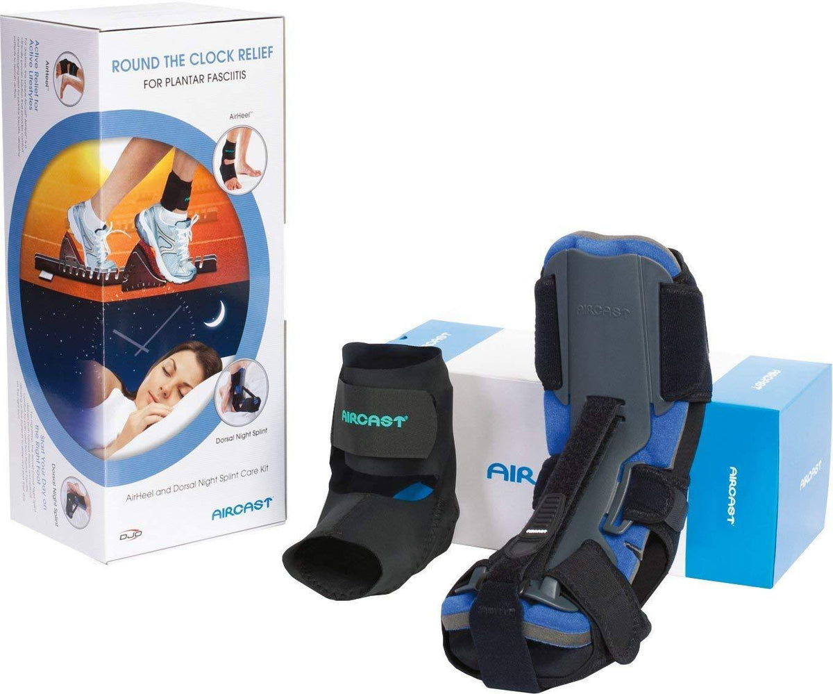 Large Ankle Support Brace and Dorsal Night Splint Care Kit Y7890