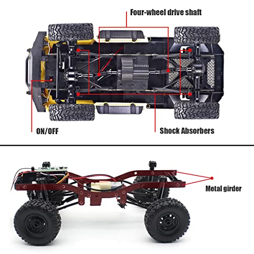 1/16 Scale 4WD Offroad Rock Crawler RC Truck I503