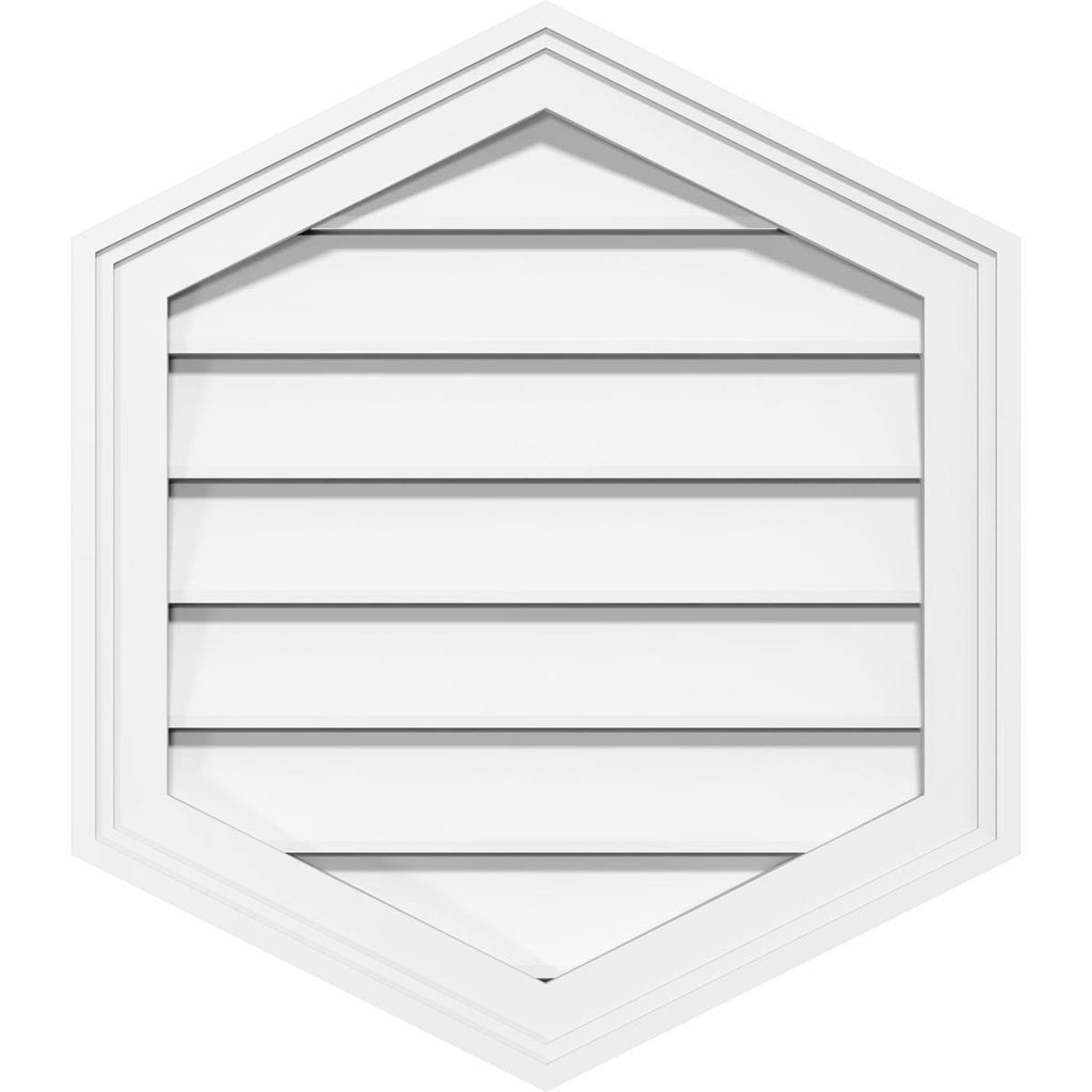 32x22W x 36x22H PVC Gable Vent L486