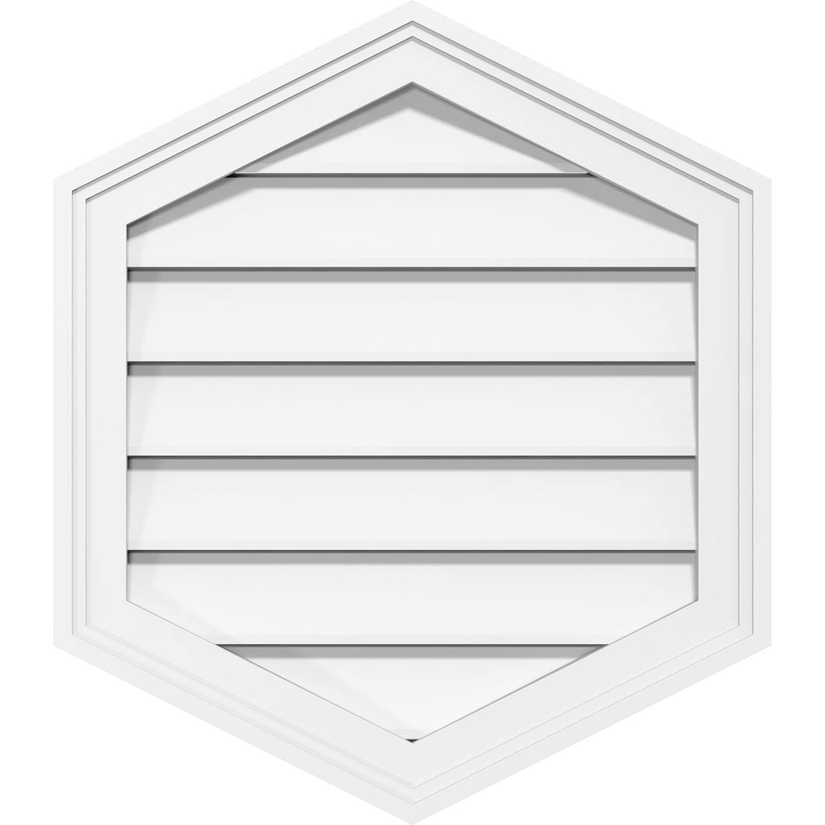 32x22W x 36x22H PVC Gable Vent L486
