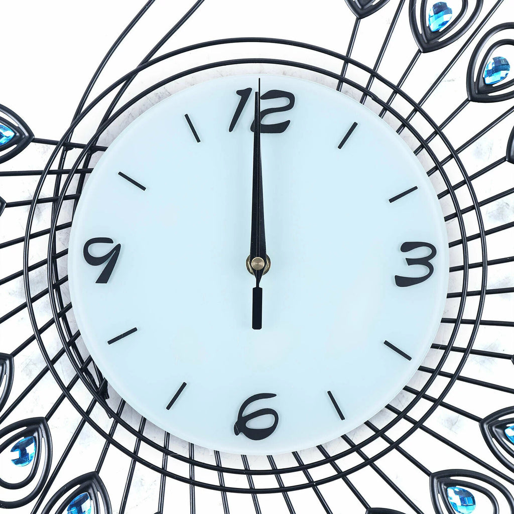 20" 3D Metal Crystal Wall Clock D972