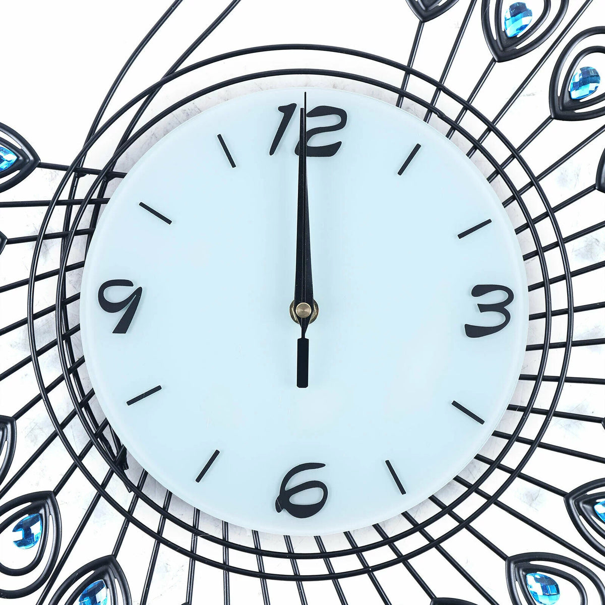 20" 3D Metal Crystal Wall Clock D972