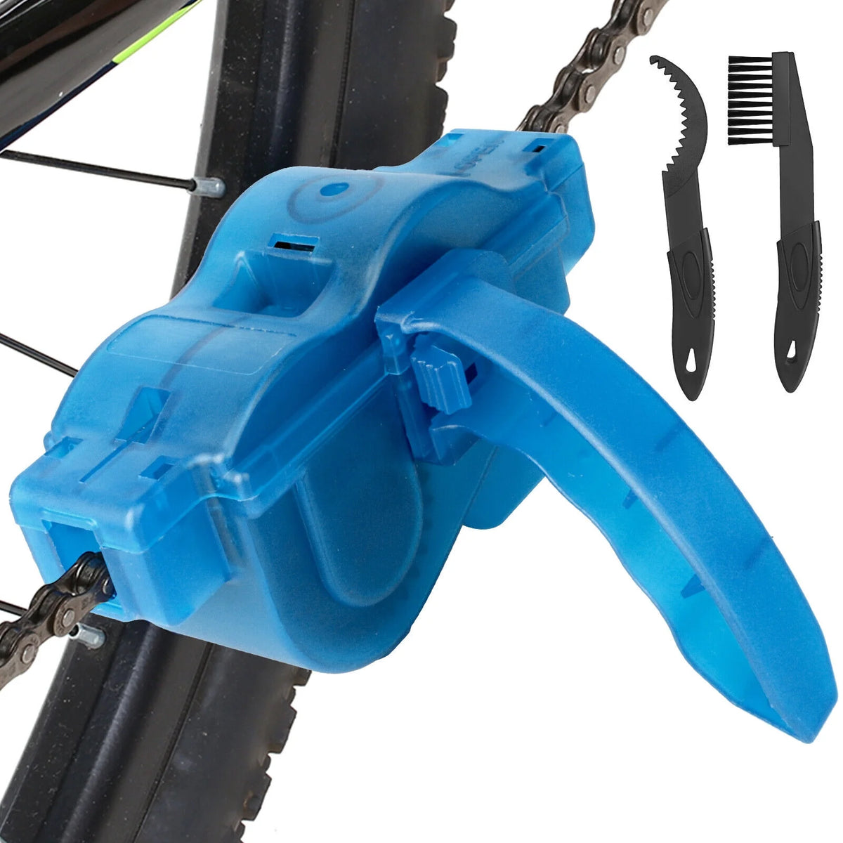 Bicycle Chain Cleaner Cleaning Brush Wheel Kit F986308