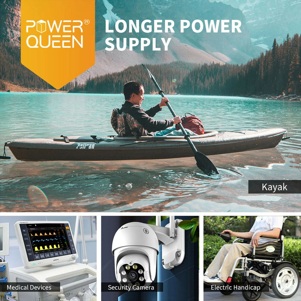 12V 50Ah LiFePO4 Lithium Battery J98566