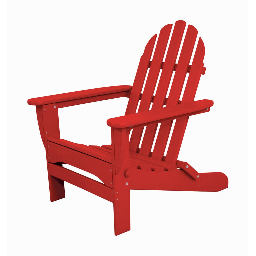 Red Folding Adirondack Chair A3804
