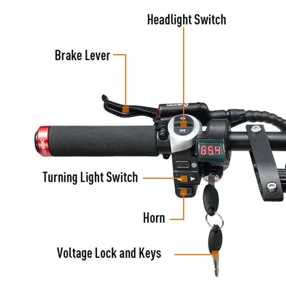 6000W Dual Motor Electric Scooter 55 mph 75 Miles F86935
