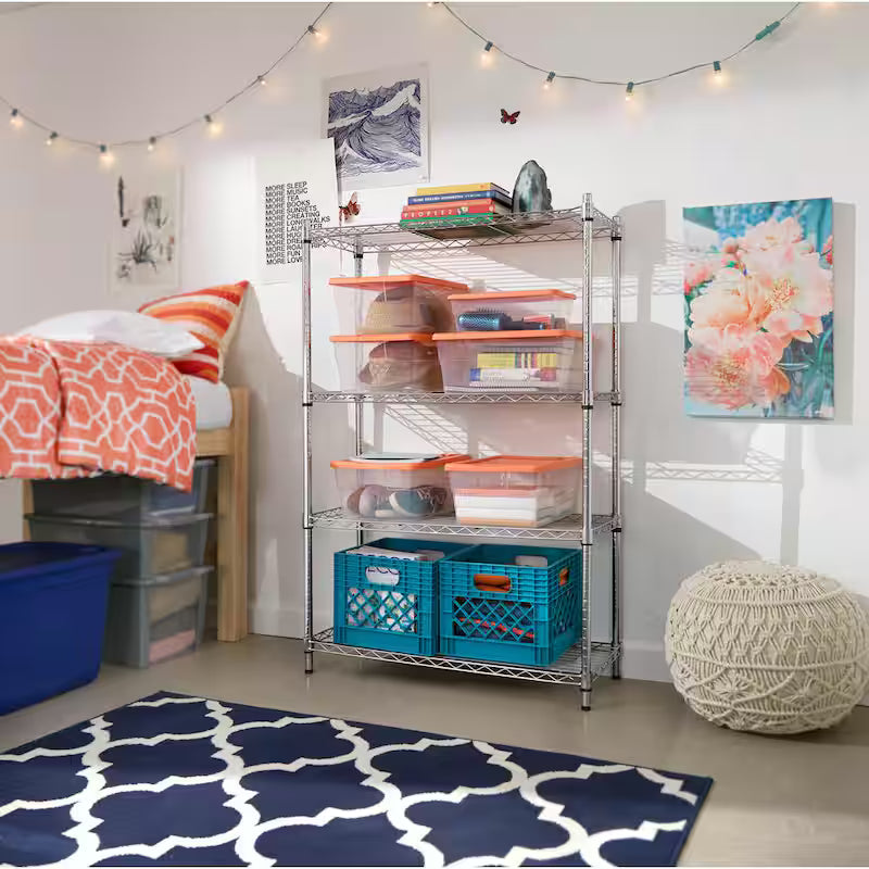 6-Tier Heavy Duty Steel Wire Shelving Unit Z69660