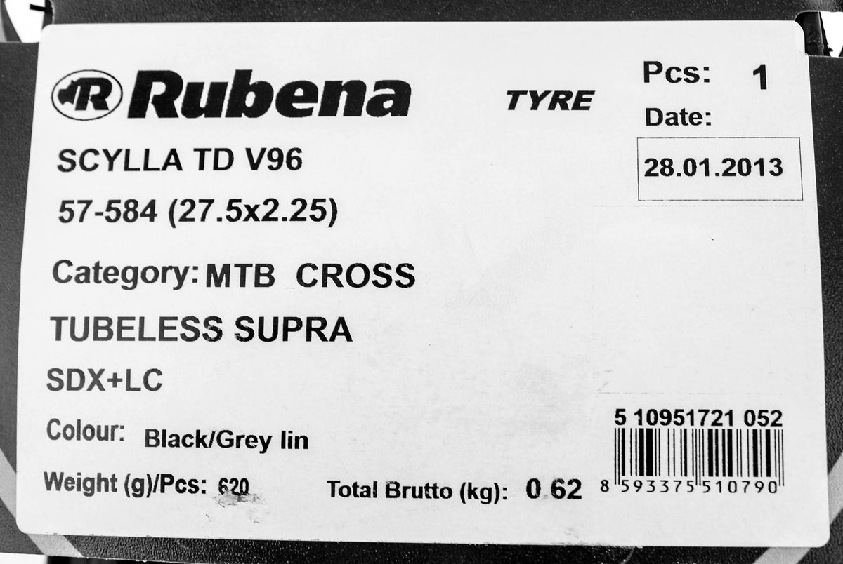 Tubeless Folding Tire, 27.5 x 2.25-Inch, Grey/Black D478