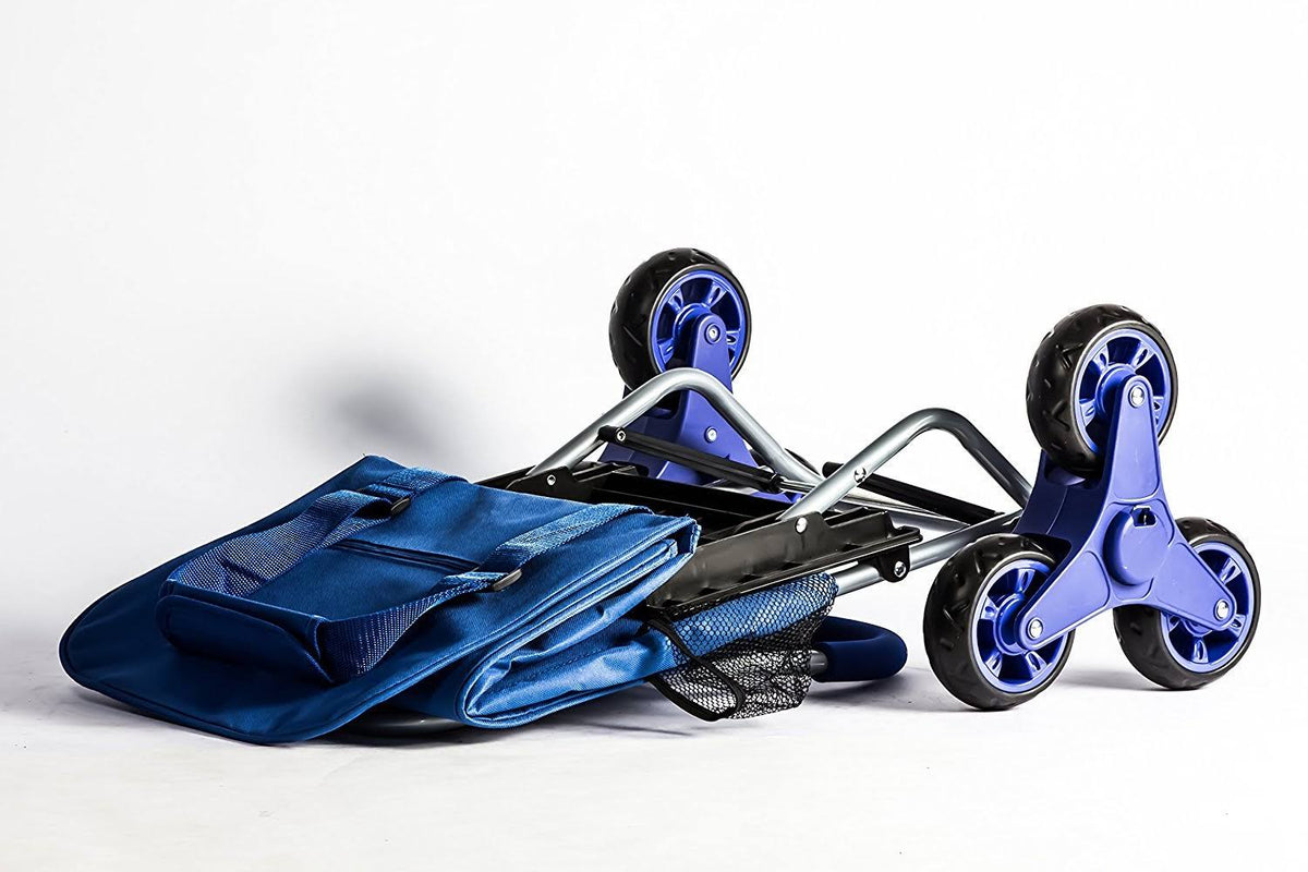 Blue Foldable Grocery Cart V54362