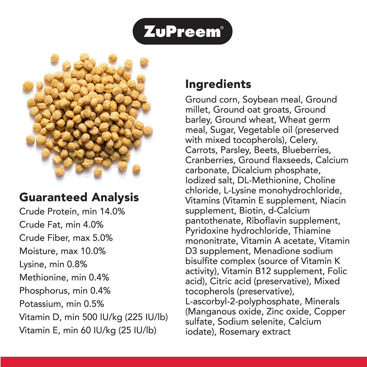 Natural Bird Food R6436