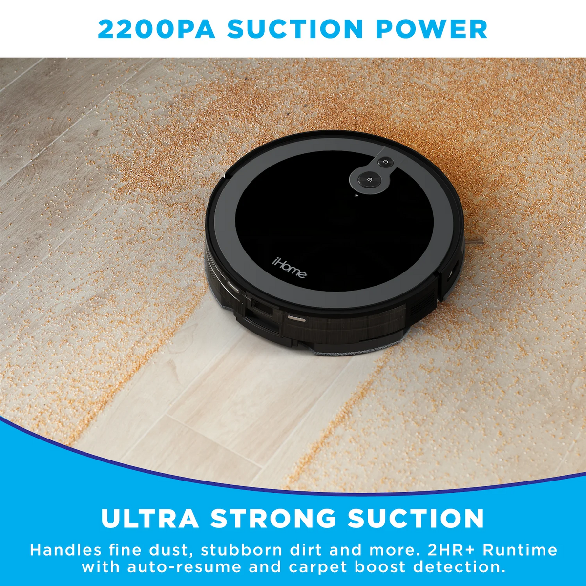 2-in-1 LIDAR Robot Vacuum and Vibrating Mop L343643