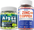 Vegan Omega 3 Gummies 1000mg + Zinc Copper Gummies P31714