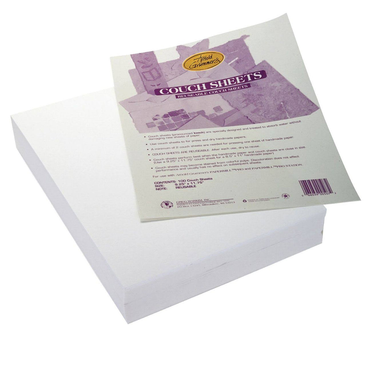 Reusable Couch Blotter Sheets, 9-1/4 x 11-3/4 Inches, 100 Sheets C460