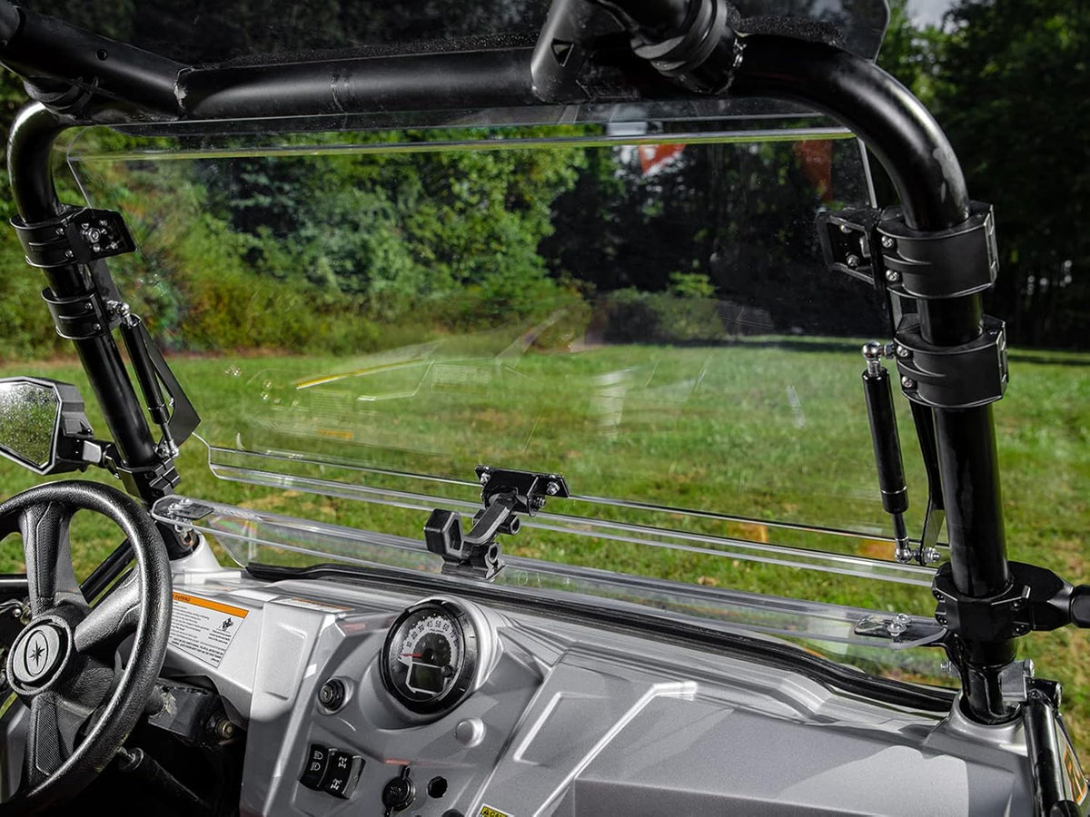 Scratch Resistant Flip Windshield, 1/4” Polycarbonate T83484